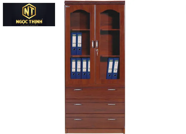 Tủ Gỗ Tài Liệu Rẻ sơn PU